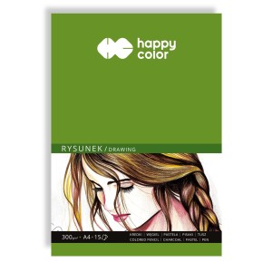 Blok Happy color do rysunku A4 300g 