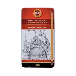 Zestaw ołówków Koh-i-noor 8B-2H 12szt